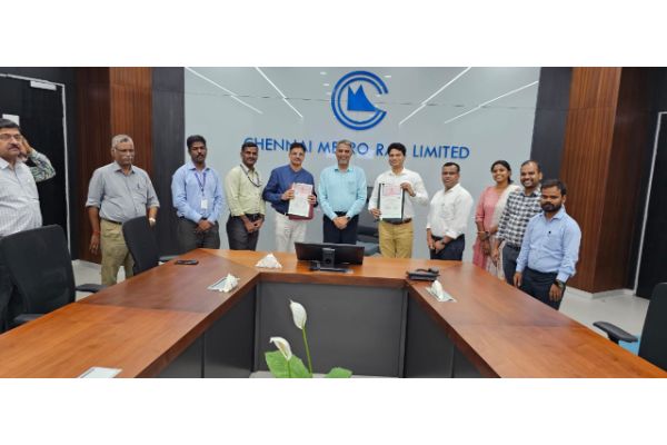 Chennai Metro Phase 2 Depot Machinery and Plant for Poonamallee Depot - Agreement signed between M/s. Chennai Metro Rail Limited and M/s. Swastik-EquiLavaggi Joint Venture