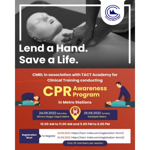 Free CPR Awareness Programs at Metro Stations