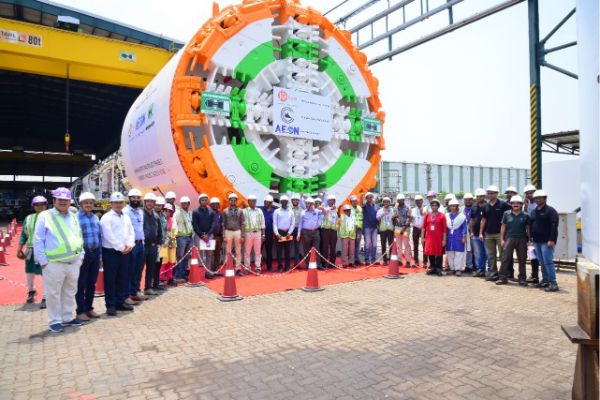 Factory Acceptance Test of 1st Tunnel Boring Machine for corridor 4, UG02