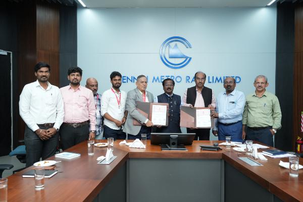 Contract Agreement Signed for Traffic Demand Forecast for studying the feasibility of Mass Rapid Transit System from MMBT (Madhavaram) to Nallur toll plaza