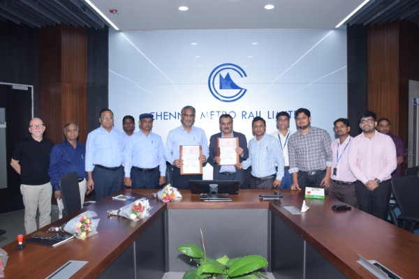 Contract awarded for CMRL/PHASE-II/SYS/CP20.2-OHE-07/2021