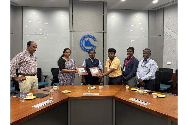 Contract Agreement Signed for maintenance services for Thiru.Vi.Ka.Park for a value of Rs.4.59 crore