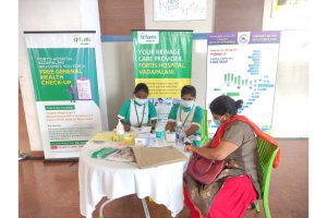 A total of 278 persons benefited from the Free General Medical Health Camp at Thiruvottriyur and Airport Metro Stations today (04.10.2021).