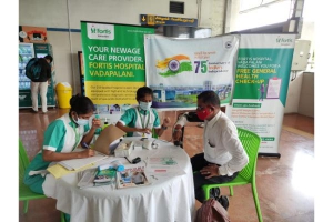 A total of 258 persons got benefited from the Free General Medical Health Camp held at Washermanpet and Guindy Metro Stations today (20.10.2021).